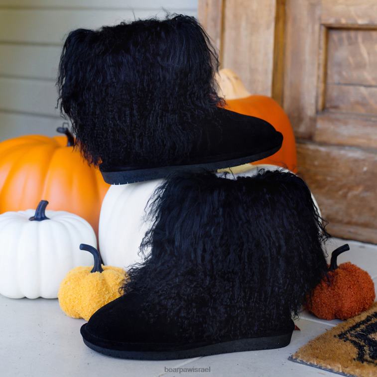 BEARPAW נשים בוז XB6J105 מגפיים שָׁחוֹר