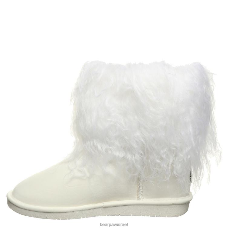 BEARPAW נשים בוז XB6J106 מגפיים לבן