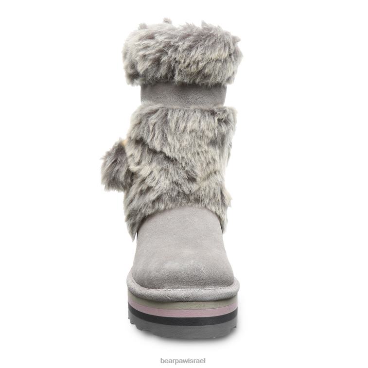 BEARPAW נשים רטרו טמא XB6J151 מגפיים ערפל אפור