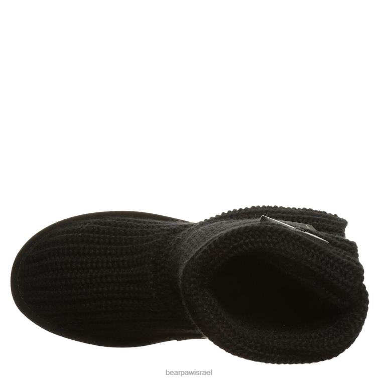 BEARPAW נשים לסרוג גבוה XB6J178 מגפיים שָׁחוֹר