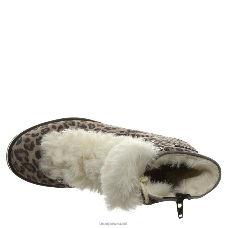 BEARPAW נשים וונה XB6J193 מגפיים נמר אפור