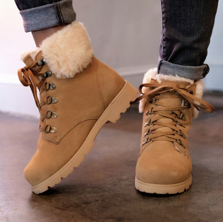 BEARPAW נשים סם XB6J22 מגפיים חיטה