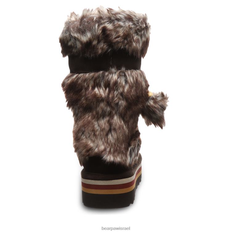 BEARPAW נשים רטרו טמא XB6J26 מגפיים שוקולד