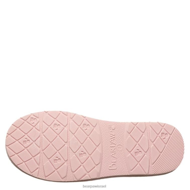 BEARPAW נשים ג'ולייטה XB6J276 נעלי בית ורוד חיוור