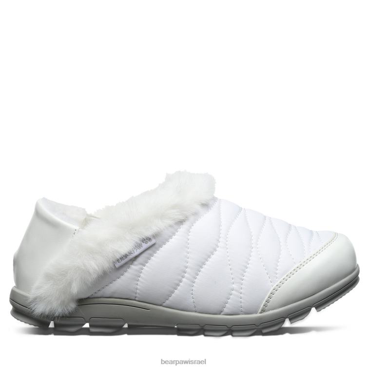 BEARPAW נשים איליין XB6J297 נעלי בית לבן