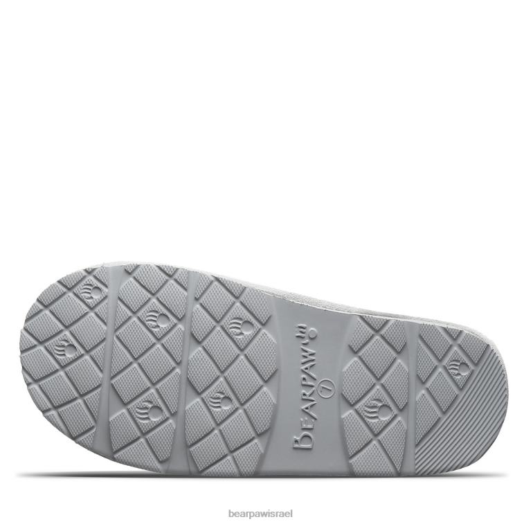 BEARPAW נשים אפי XB6J303 נעלי בית כסף