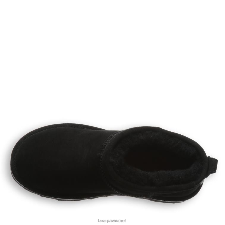 BEARPAW נשים קצר רטרו XB6J30 מגפיים שָׁחוֹר