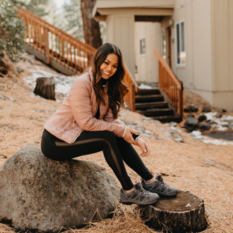 BEARPAW נשים רחב אולימפוס XB6J337 מטיילים אפור