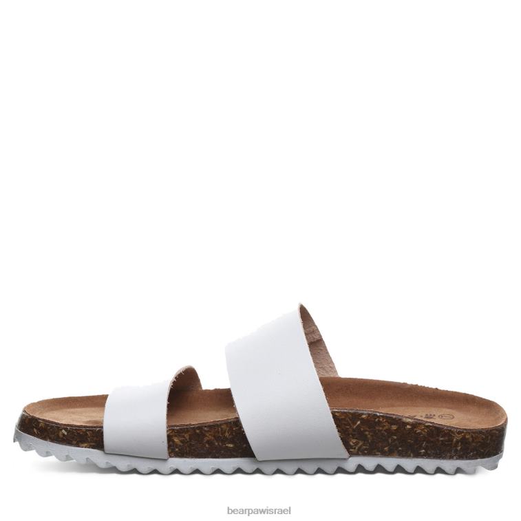 BEARPAW נשים מרלט XB6J366 סנדלים לבן