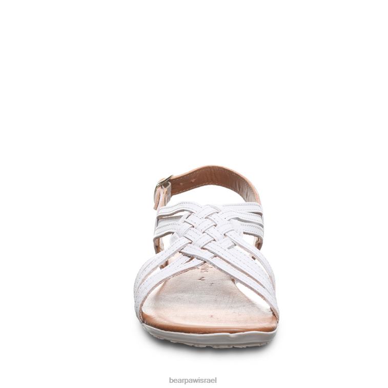 BEARPAW נשים בַּרֶקֶת XB6J380 סנדלים לבן