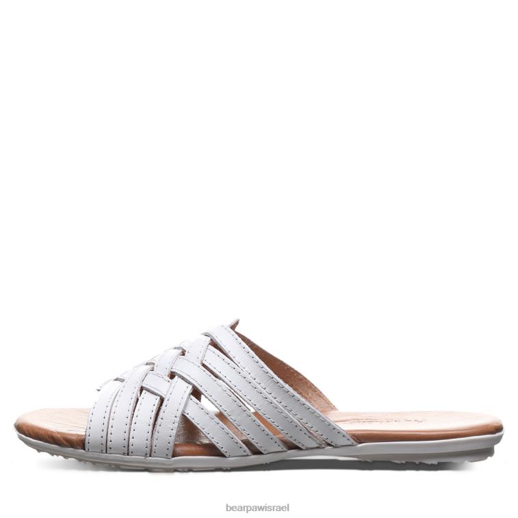 BEARPAW נשים אליסה XB6J385 סנדלים לבן