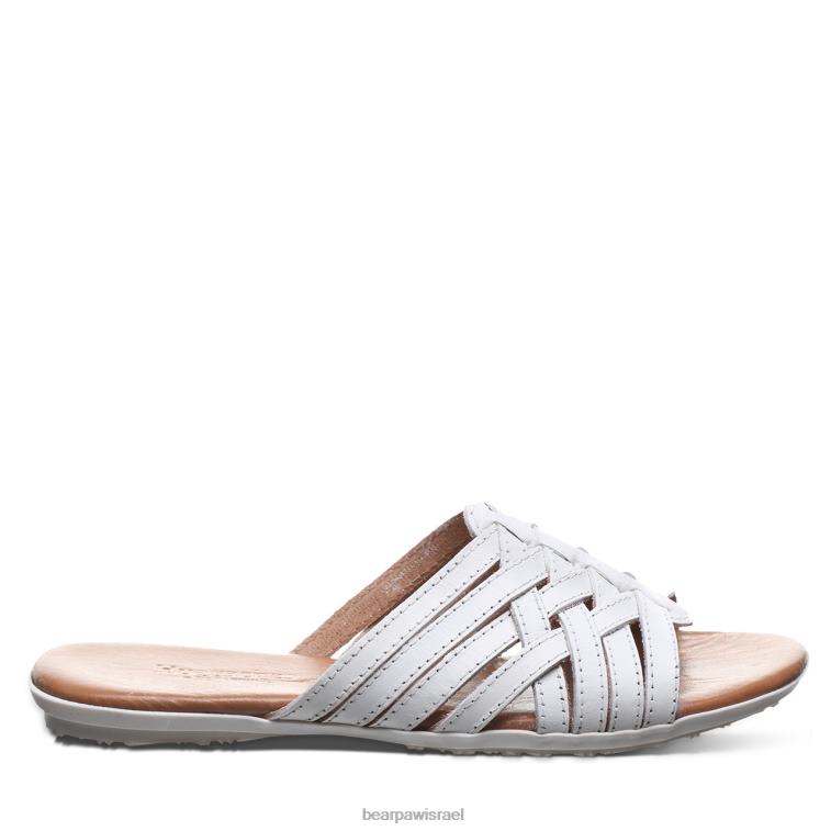 BEARPAW נשים אליסה XB6J385 סנדלים לבן