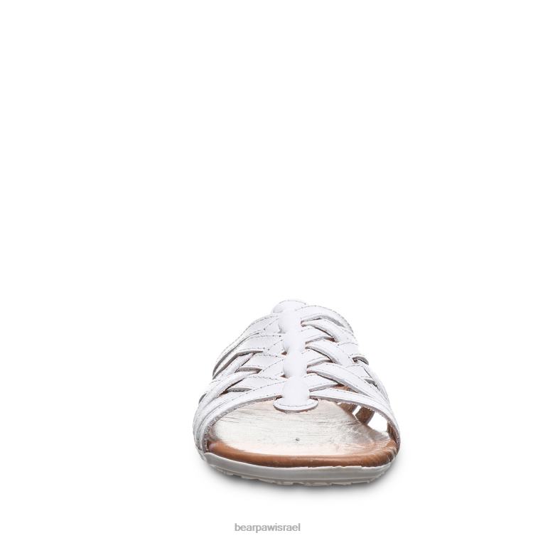 BEARPAW נשים אליסה XB6J385 סנדלים לבן