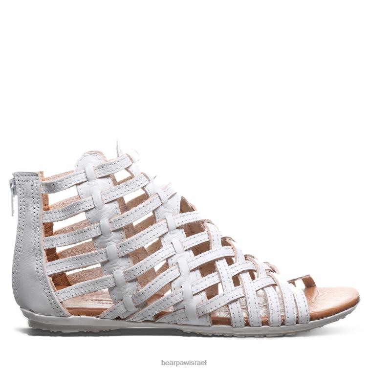 BEARPAW נשים חואניטה XB6J391 סנדלים לבן