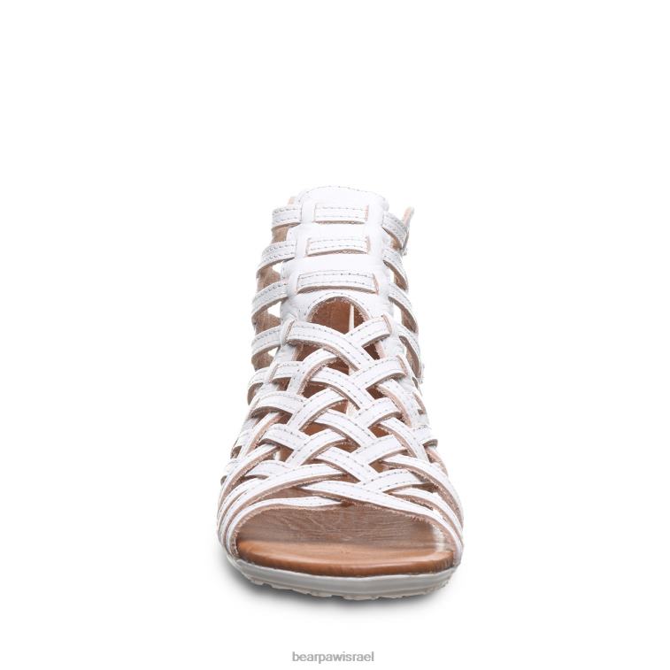 BEARPAW נשים חואניטה XB6J391 סנדלים לבן