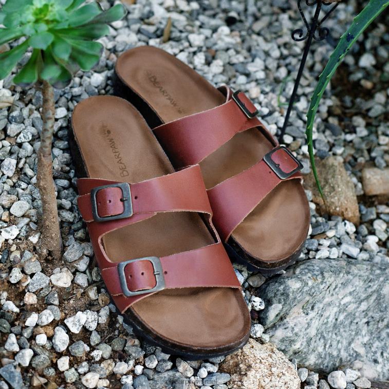 BEARPAW נשים ג'ולייטה XB6J445 סנדלים אוּכָּף