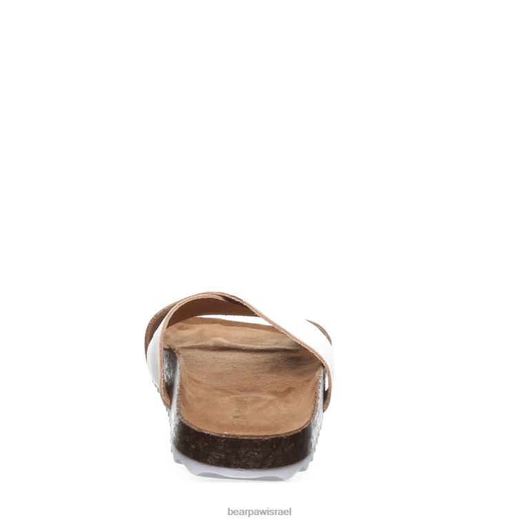 BEARPAW נשים מרגריטה XB6J448 סנדלים לבן