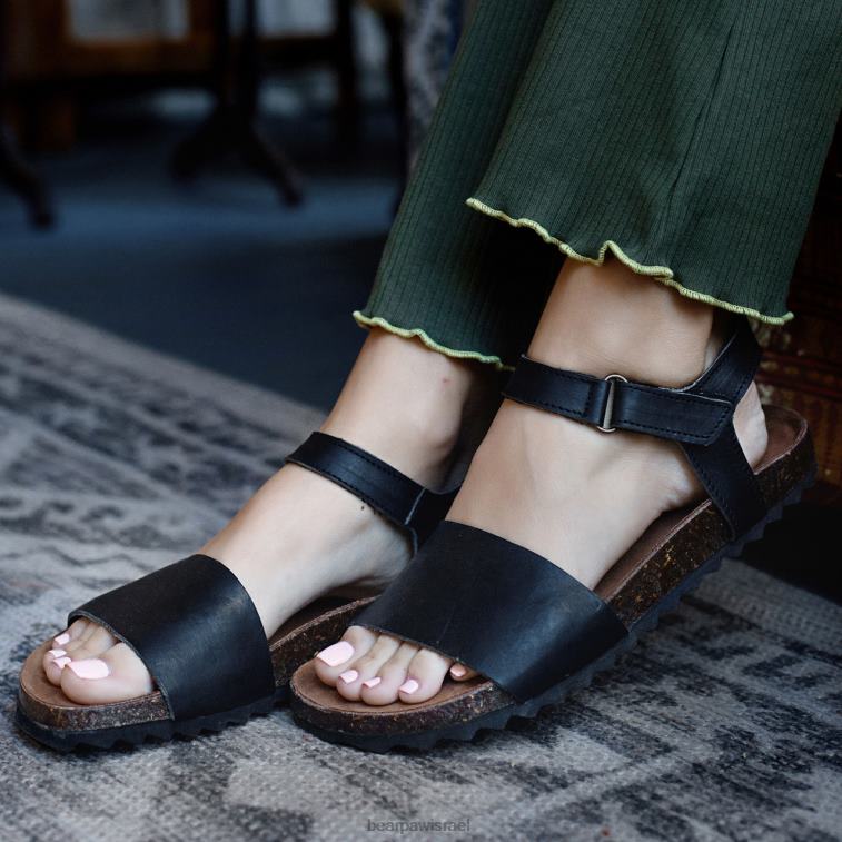 BEARPAW נשים עלמה XB6J451 סנדלים שָׁחוֹר