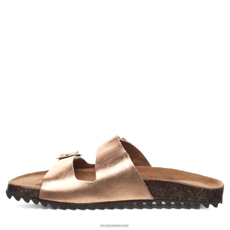 BEARPAW נשים ג'ולייטה XB6J456 סנדלים ורוד זהב