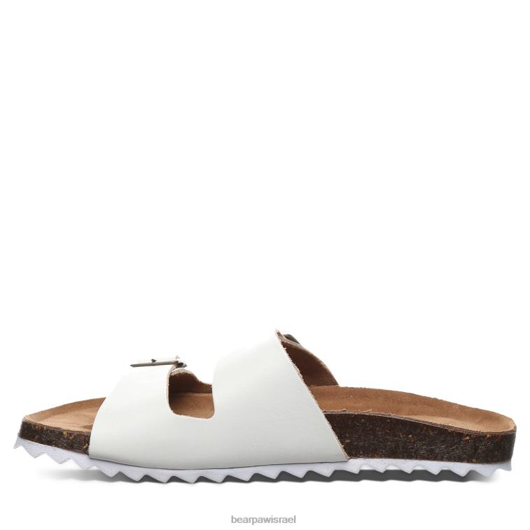 BEARPAW נשים ג'ולייטה XB6J458 סנדלים לבן