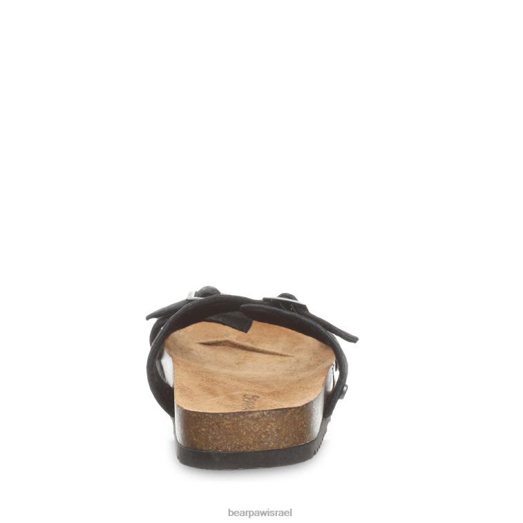 BEARPAW נשים ג'ייסי XB6J471 סנדלים שָׁחוֹר