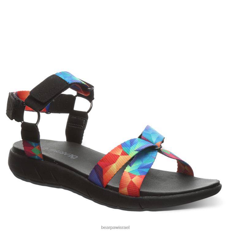 BEARPAW נשים בקה XB6J472 סנדלים פּרִיזמָה