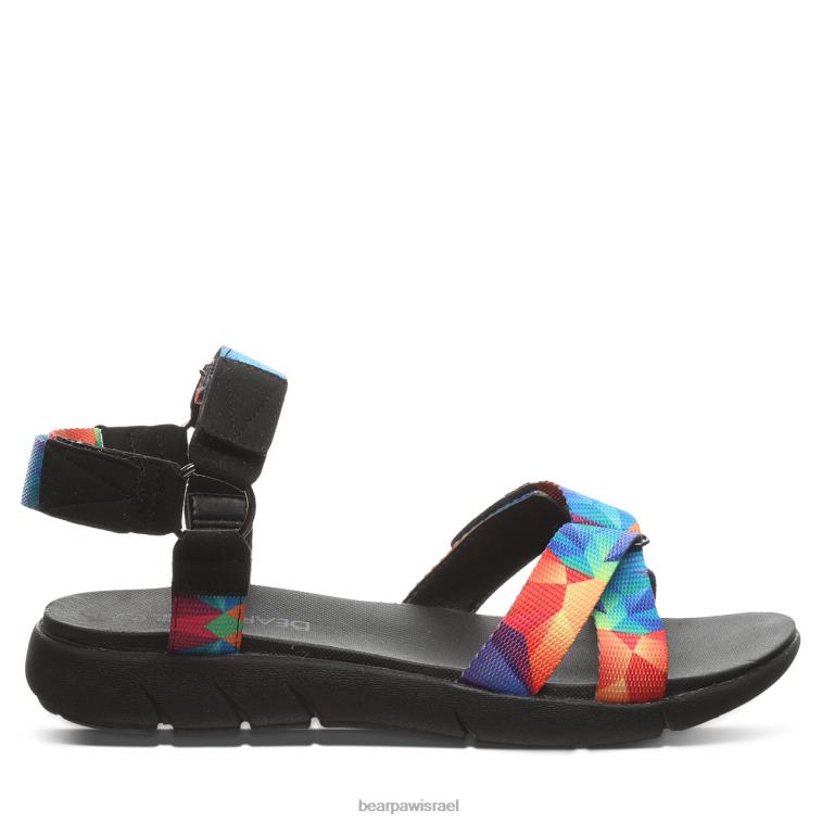 BEARPAW נשים בקה XB6J472 סנדלים פּרִיזמָה