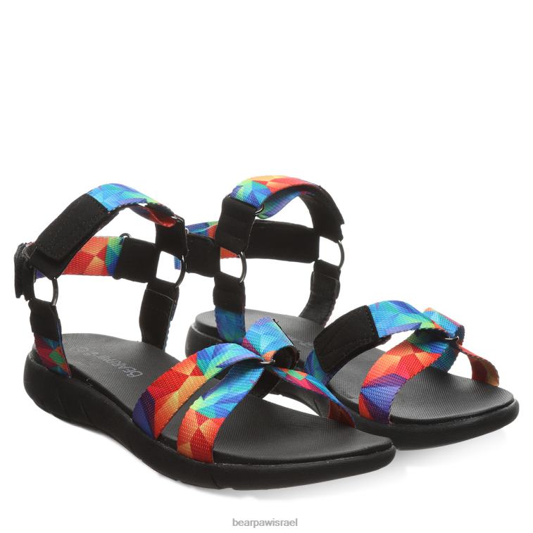 BEARPAW נשים בקה XB6J472 סנדלים פּרִיזמָה