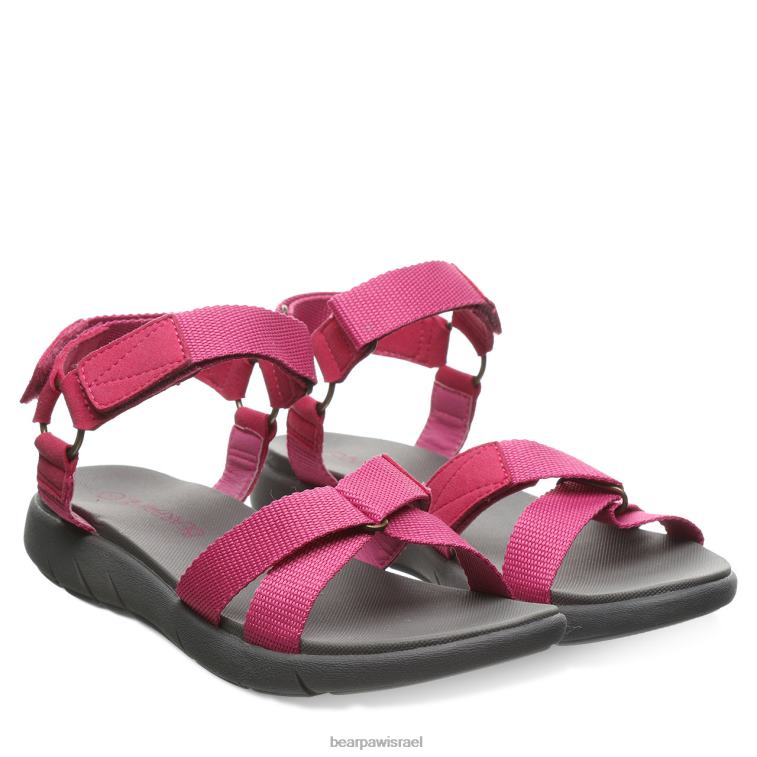 BEARPAW נשים בקה XB6J474 סנדלים סַחְלָב