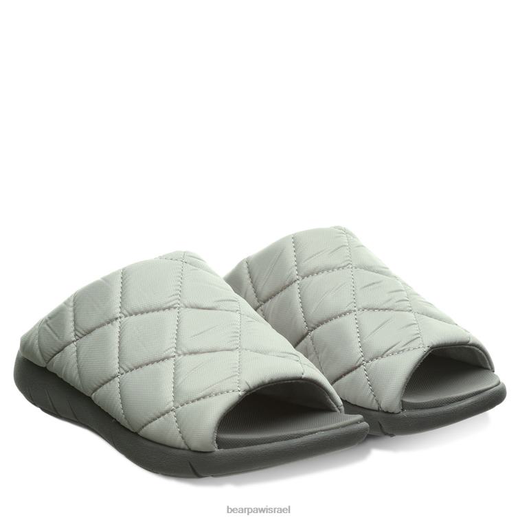 BEARPAW נשים אודרי XB6J476 סנדלים אפור בהיר