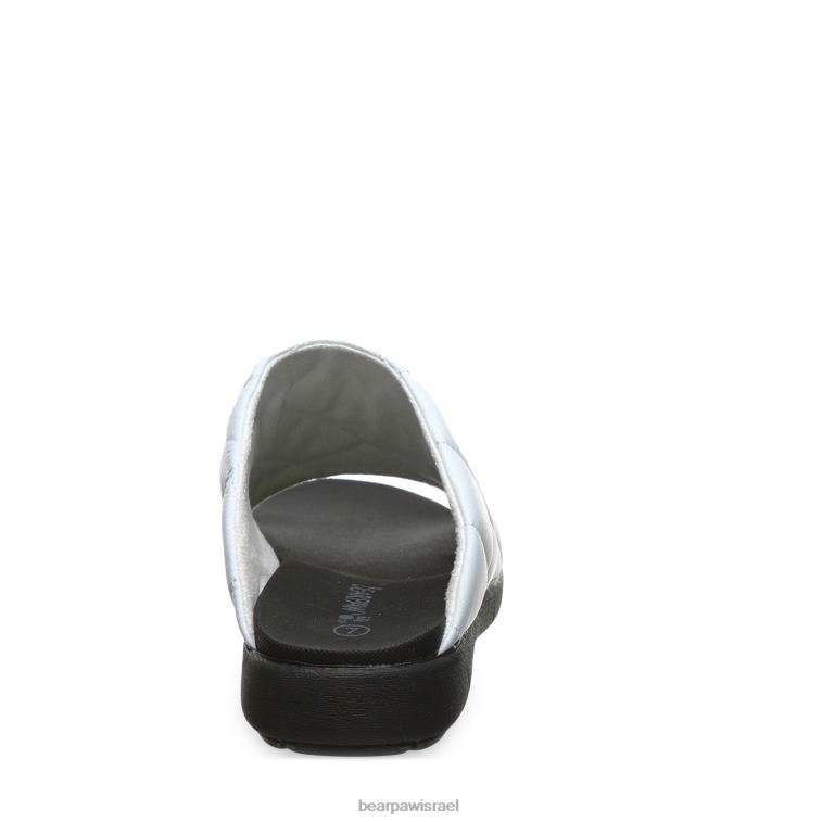 BEARPAW נשים אודרי XB6J478 סנדלים לבן