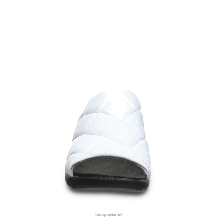 BEARPAW נשים אודרי XB6J478 סנדלים לבן
