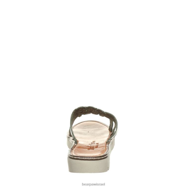 BEARPAW נשים ונסה XB6J482 סנדלים ירוק צבאי