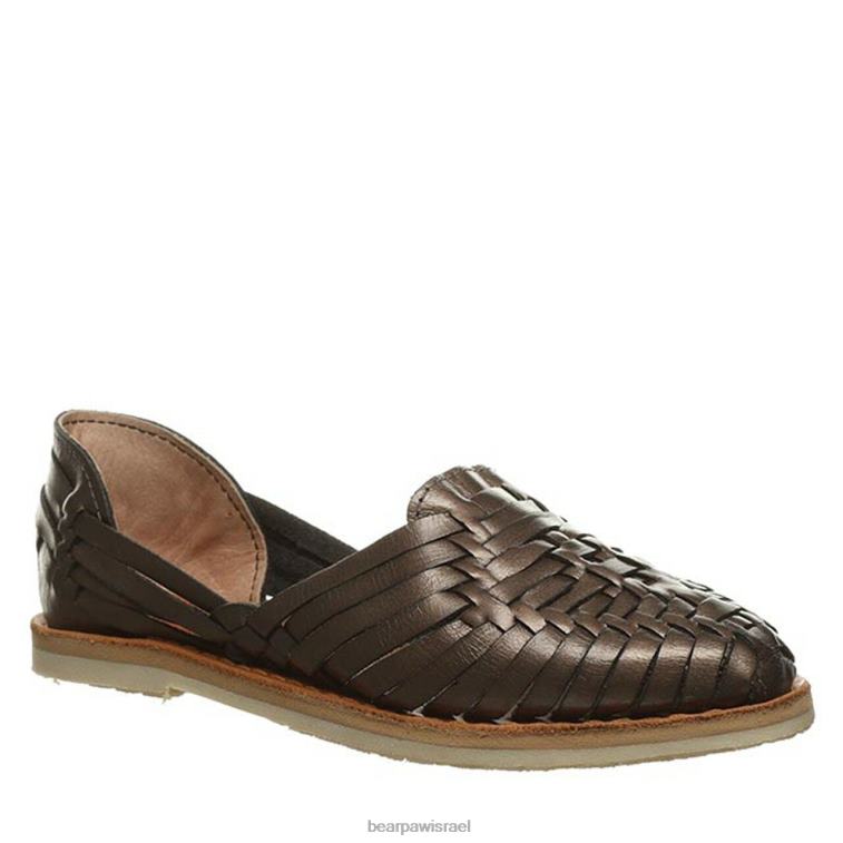 BEARPAW נשים סילביה XB6J493 סנדלים מתכת אקדח