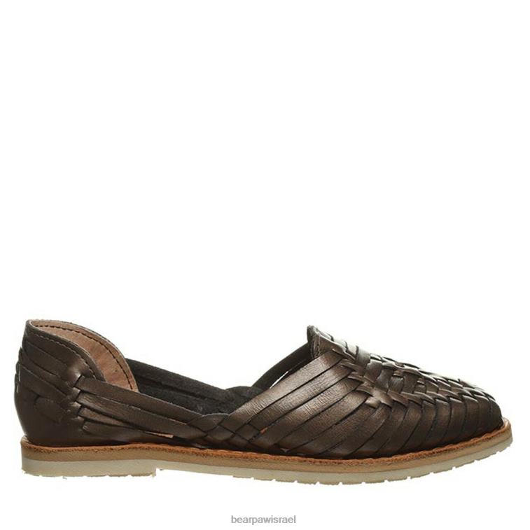 BEARPAW נשים סילביה XB6J493 סנדלים מתכת אקדח