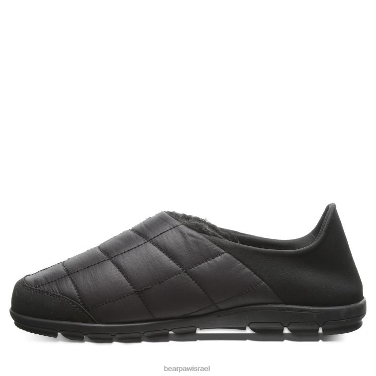 BEARPAW גברים לְהָצִיק XB6J536 נעלי בית שָׁחוֹר