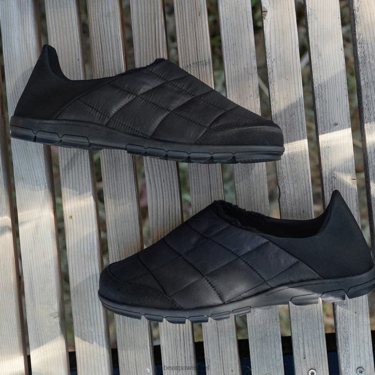 BEARPAW גברים לְהָצִיק XB6J536 נעלי בית שָׁחוֹר