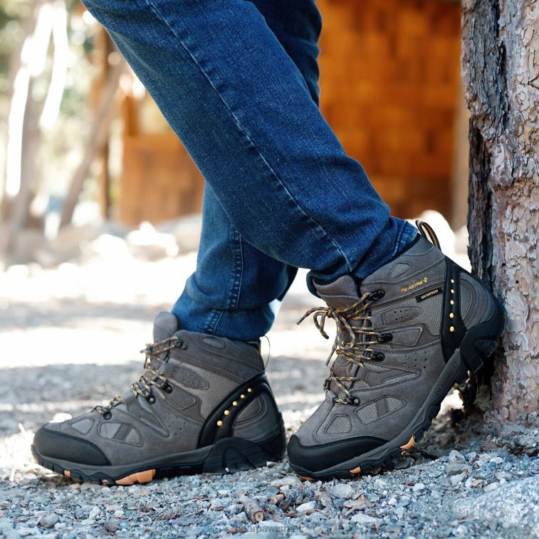 BEARPAW גברים ברוק רחב XB6J547 מטיילים אָפוֹר חוּם