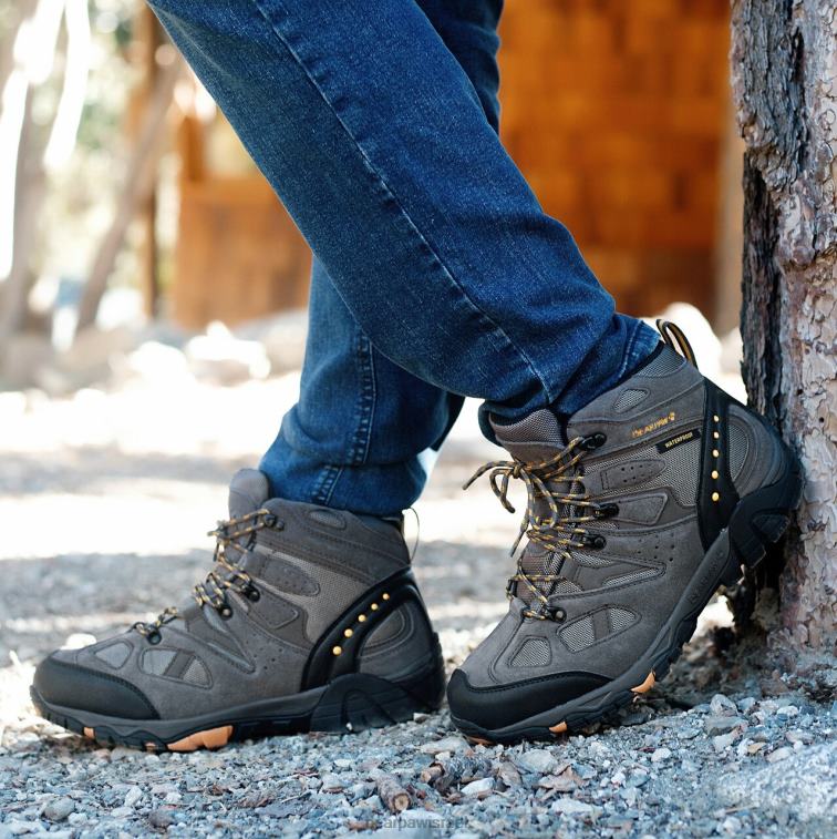 BEARPAW גברים ברוק XB6J548 מטיילים אָפוֹר חוּם