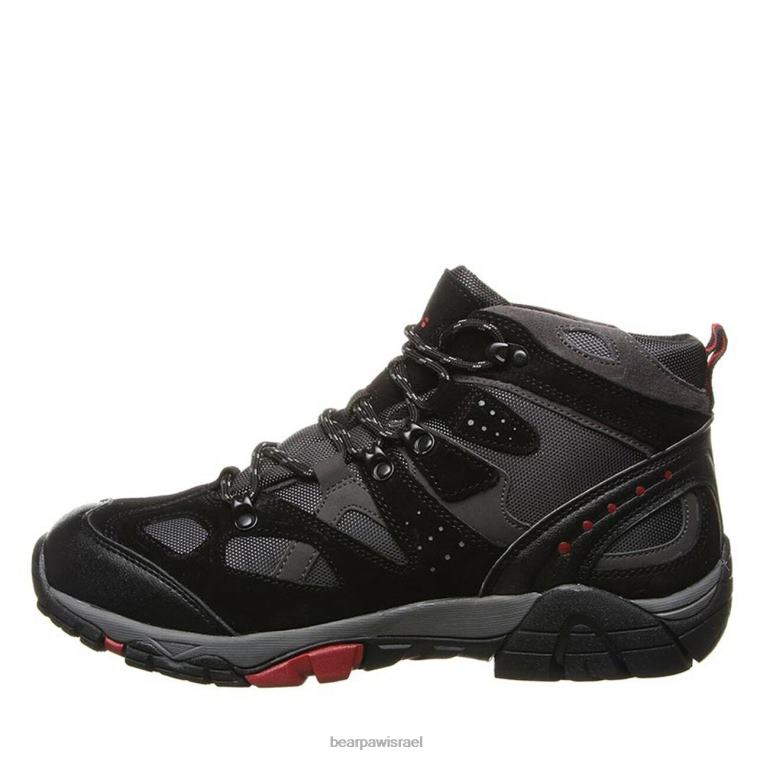 BEARPAW גברים ברוק רחב XB6J557 מטיילים שחור/אפור