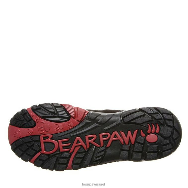 BEARPAW גברים ברוק רחב XB6J557 מטיילים שחור/אפור