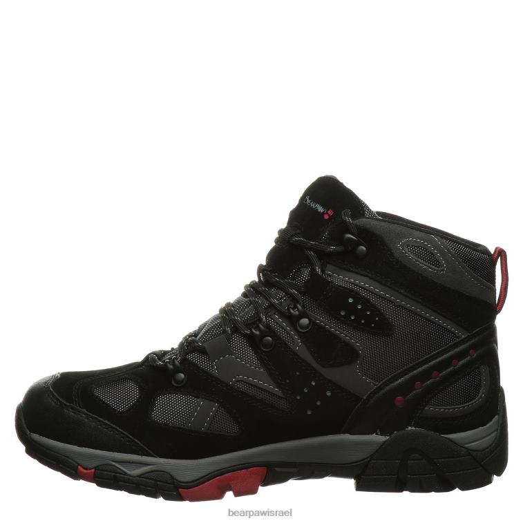 BEARPAW גברים ברוק XB6J560 מטיילים שחור/אפור