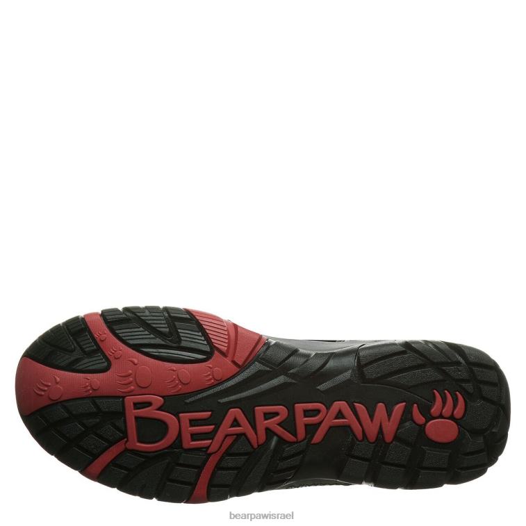 BEARPAW גברים ברוק XB6J560 מטיילים שחור/אפור