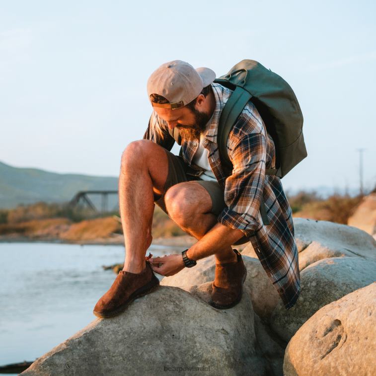 BEARPAW גברים ג'ֵק XB6J562 נעליים קקאו