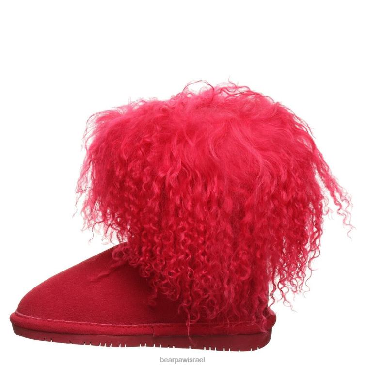 BEARPAW ילדים בואו נוער XB6J578 מגפיים ורוד חשמלי
