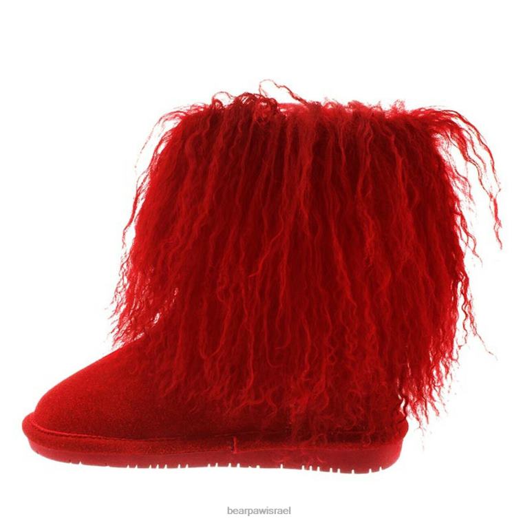 BEARPAW ילדים בואו נוער XB6J580 מגפיים אָדוֹם