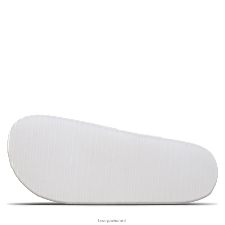 BEARPAW ילדים נוער ברוקלין XB6J625 סנדלים לבן מתכתי