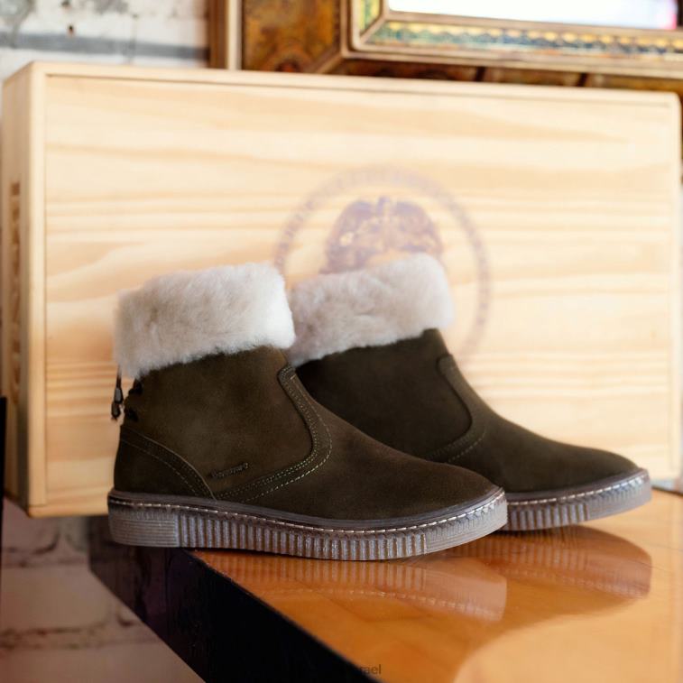 BEARPAW נשים לטיסיה XB6J6 מגפיים ירוק צבאי