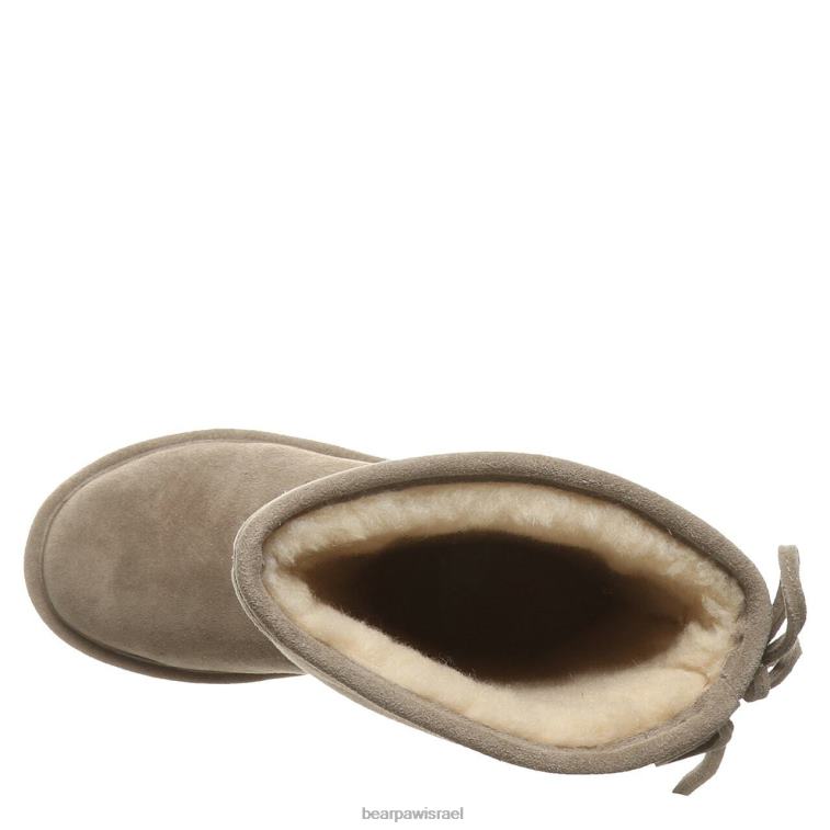 BEARPAW נשים רחב פילי XB6J97 מגפיים אֶבֶן
