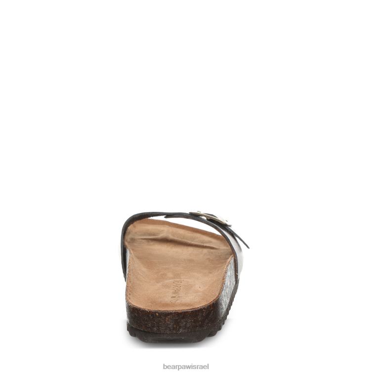 BEARPAW נשים ava XB6J459 סנדלים מתכת אקדח